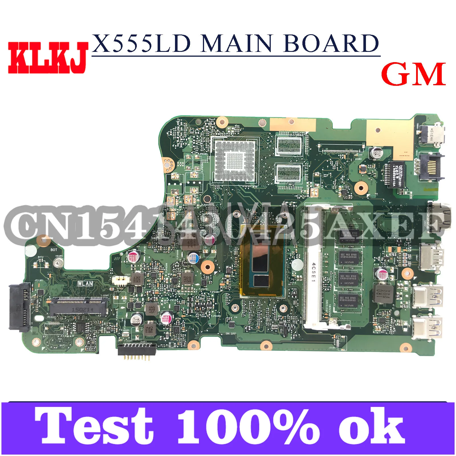 

KLKJ X555LD ASUS X555LA X555LAB X555LF X555LJ 4GB-RAM I3-4010U/4005U GM
