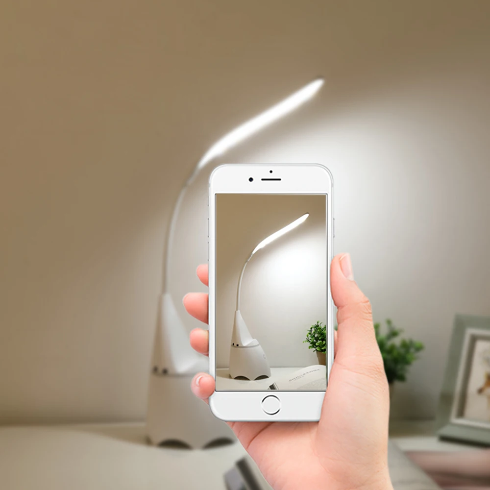 Becostar LED Desk Lamp 6W Table with USB Charging Bluethooth Speaker led Reading Light Stepless Dimming | Лампы и освещение