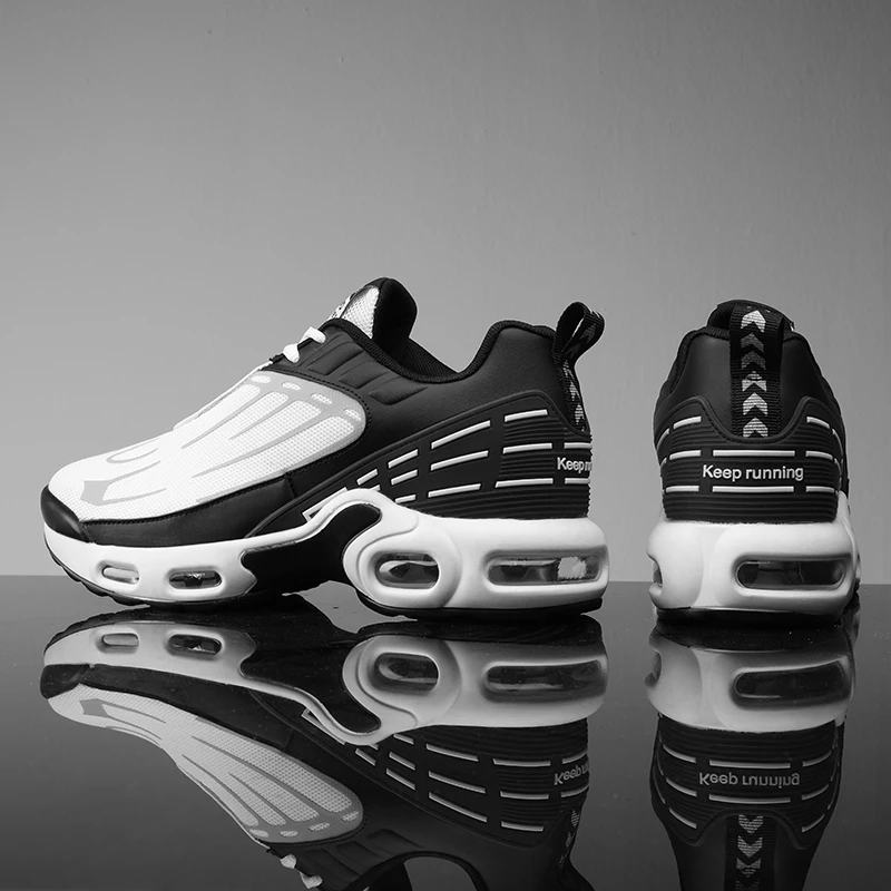 

Men's Sneakers 2021 Air Cushion Shock Absorption Lightweight Mesh Breathable Running Shoes Fashionable Comfortable Casual Shoes