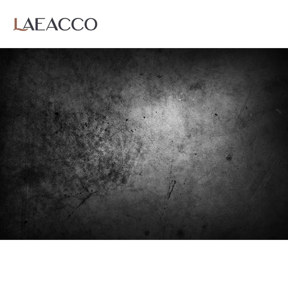 Фон для портретной фотосъемки с градиентной темной черной цементной стеной