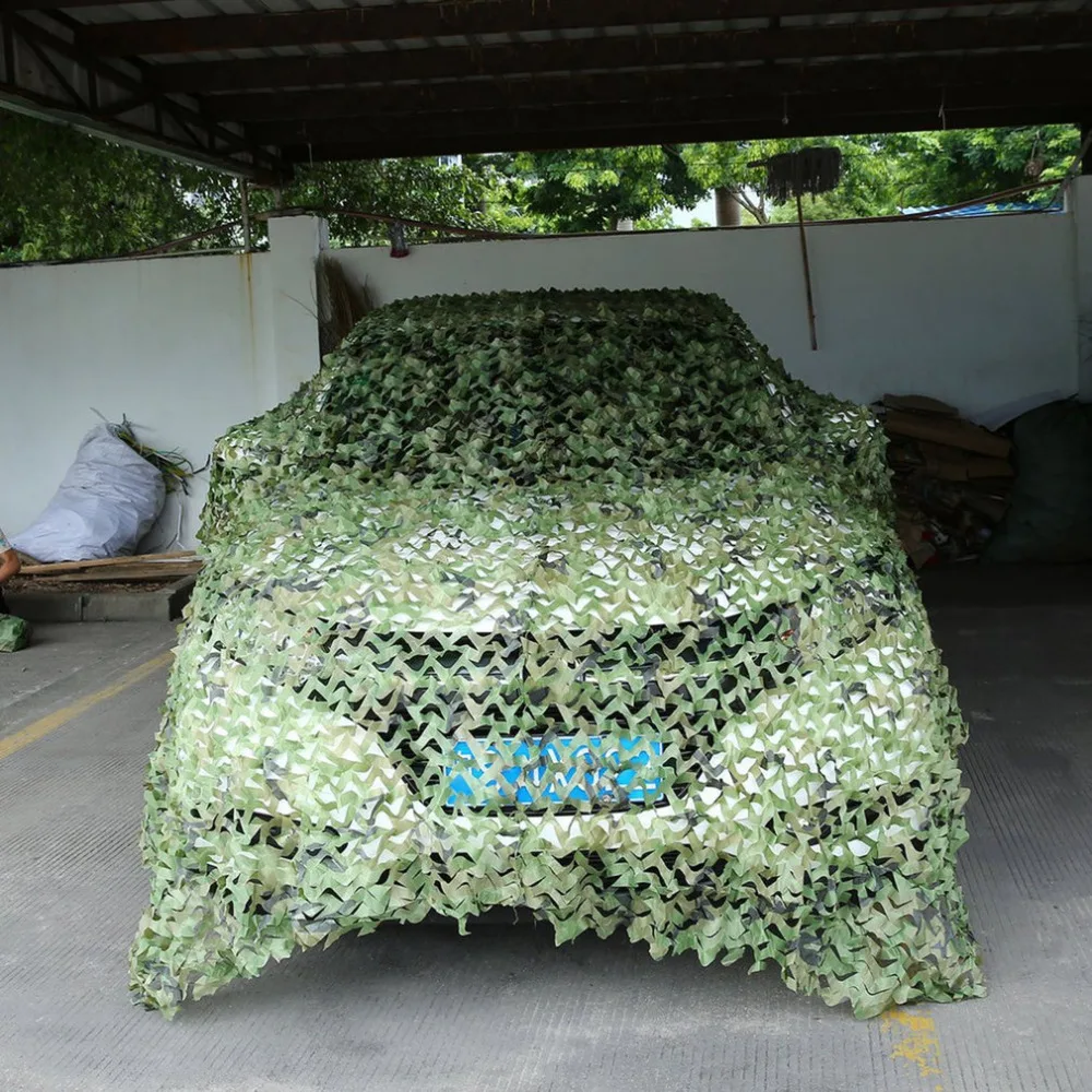 Camouflage Net Army Military Camo Car Covering Tent Hunting Blinds Netting Optional Size Long Cover Conceal Drop Top Hot | Спорт и