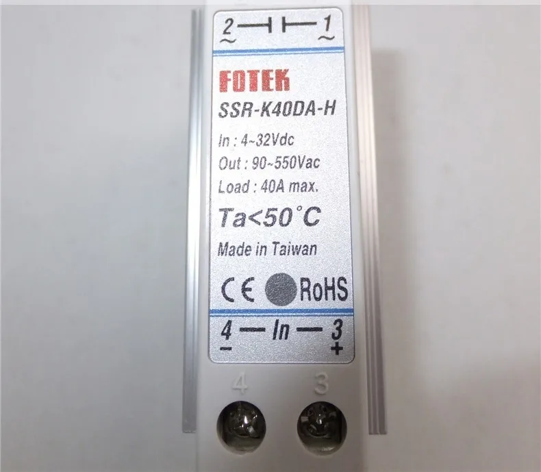 Оригинальный Тайваня FOTEK однонаправленный твердотельные реле SSR K40DA H|relay box|original