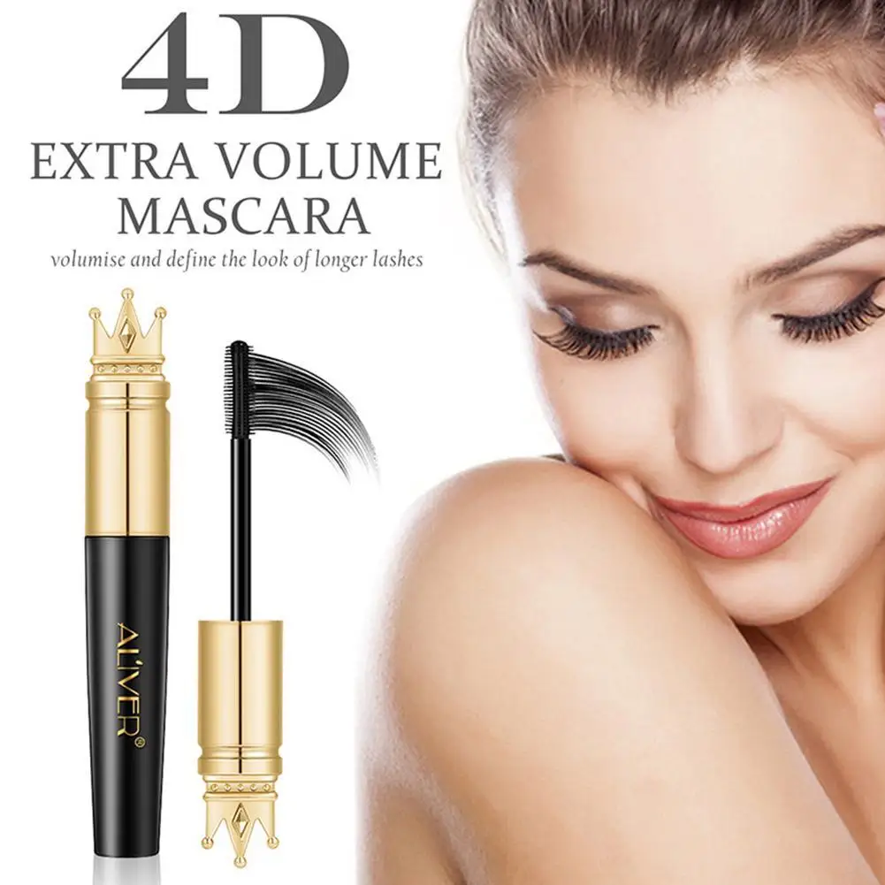 

New Magnetic 4D Silk Fiber Eyelash Mascara Waterproof Lasting Lengthening Good Quality Waterproof Long Black Eyelash Eye Makeup