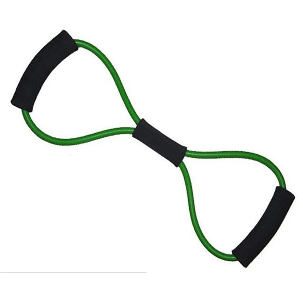 New Arrival &quot8&quot Shaped Elastic Rubber Sports Loop Yoga Expanding Strap Pilates Fitness Belt extension strap Random Color | Спорт и