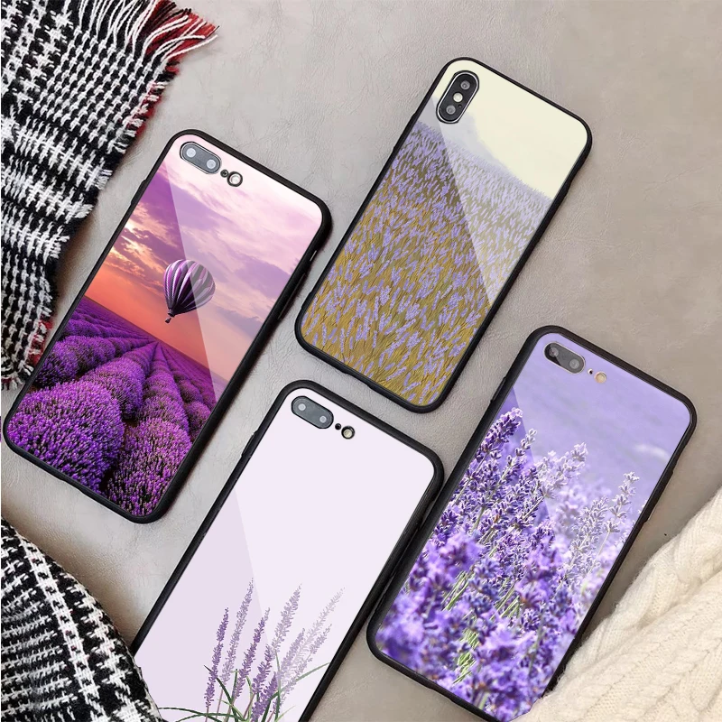 Роскошный чехол из закаленного стекла для iPhone 11 Pro Max X XS MAX 8 7 6 5 Plus простой