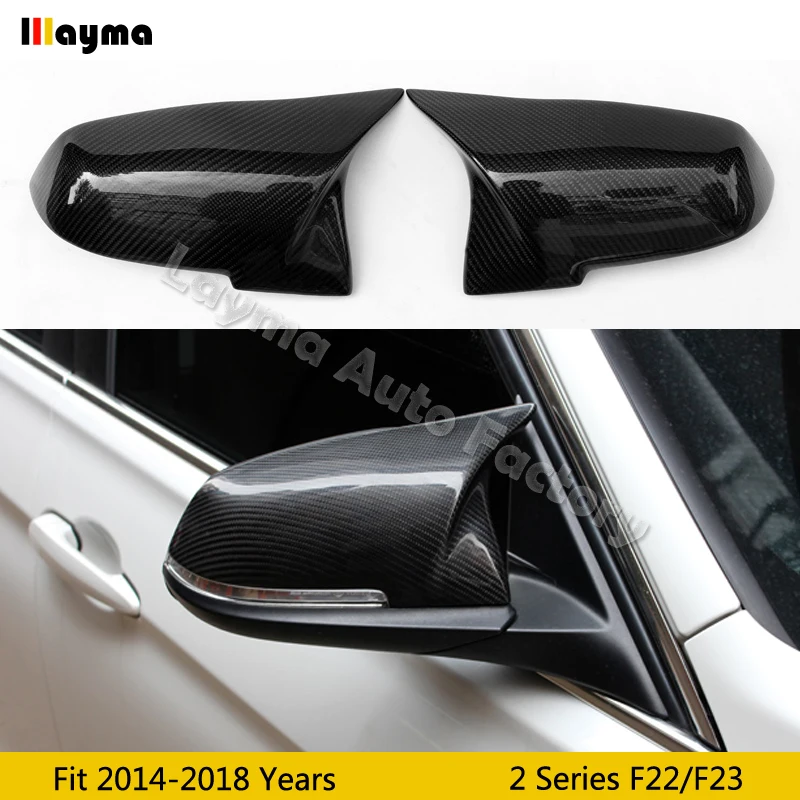 F23 м Стиль Крышка для зеркала из углеродного волокна BMW 2 серии двери 218i 220i M235i M240i