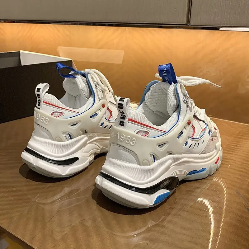 

TimalinaLuxury Brand Sneakers Women Platform Vulcanized Shoes Breathable Thick Bottom Casual Shoes Trainer Chaussures Femme