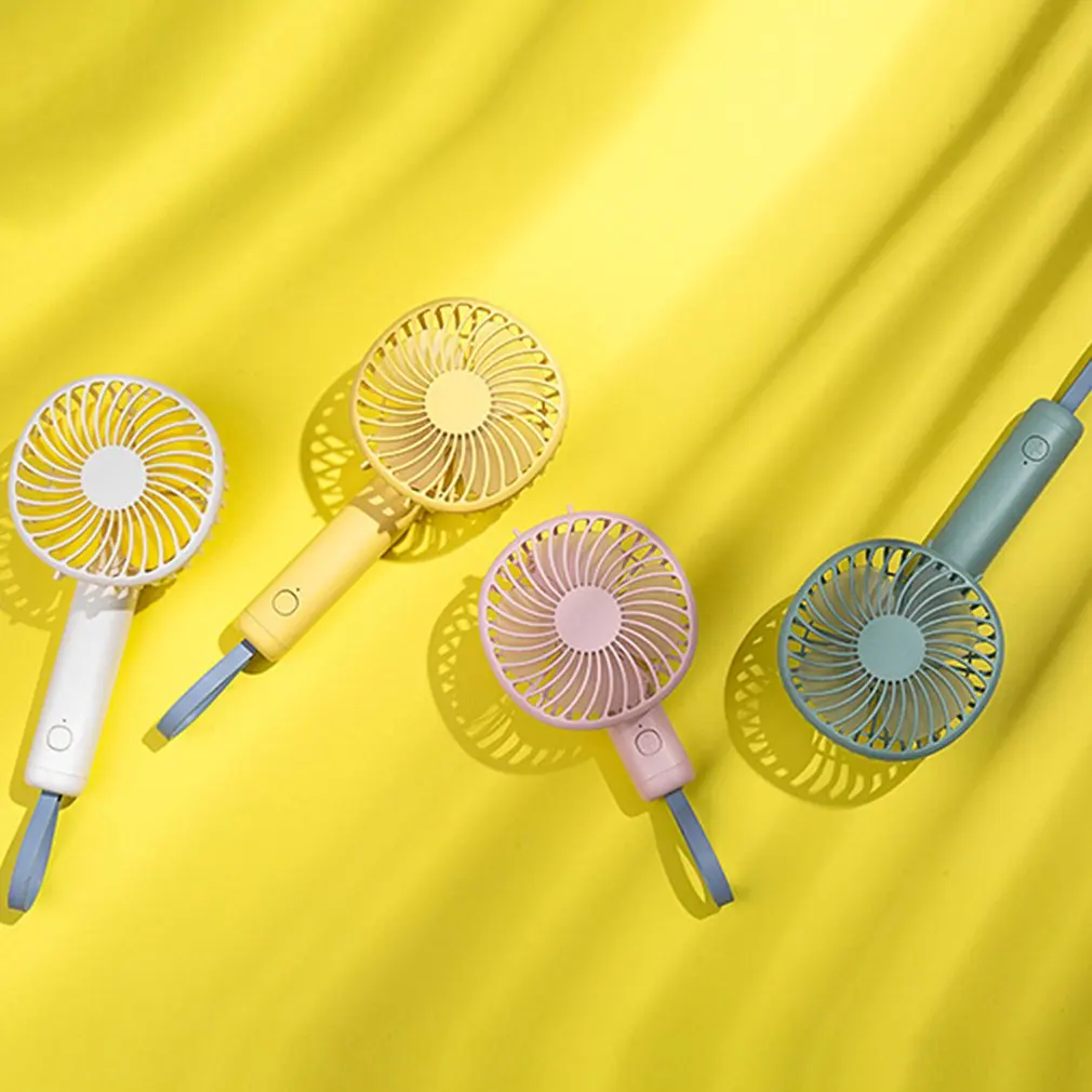 

Handheld Fan Home Office Desk Speed Adjustable USB Rechargeable Fan Portable Mini Fan Air Cooler Outdoor Travel