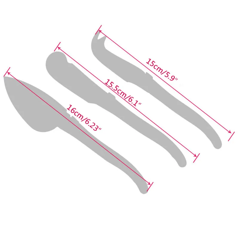 Новый стиль Laguiole 3 Piece ножи для сыра разбрасыватель с многоцветными ручками нож