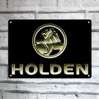 Золотой Графический жестяной постер Holden для дома, пабов и баров, настенный постер, кофейный сад, офис, мужская пещера, клубный металлический жестяной знак