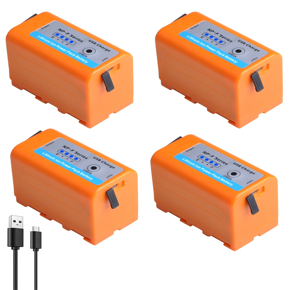 5200 мА/ч Tectra USB Выход NP F750 F730 F770 Батарея для Sony F960 F970 F550 CCD TRV58 TRV110K V1J z1 с