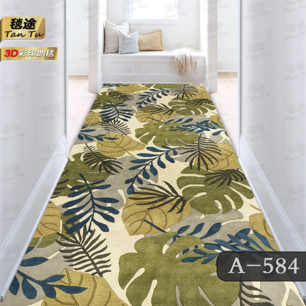 

Household long carpet, suitable for door, corridor, corridor, family, hotel, party, home floor decoration carpet