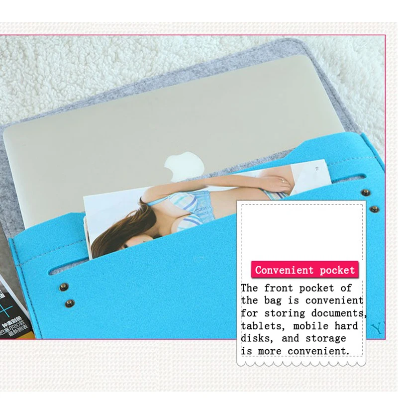 Шерстяной войлок Ультратонкий Тонкий ноутбук сумка для Macbook Pro retina 11 12 13 15 14 чехол