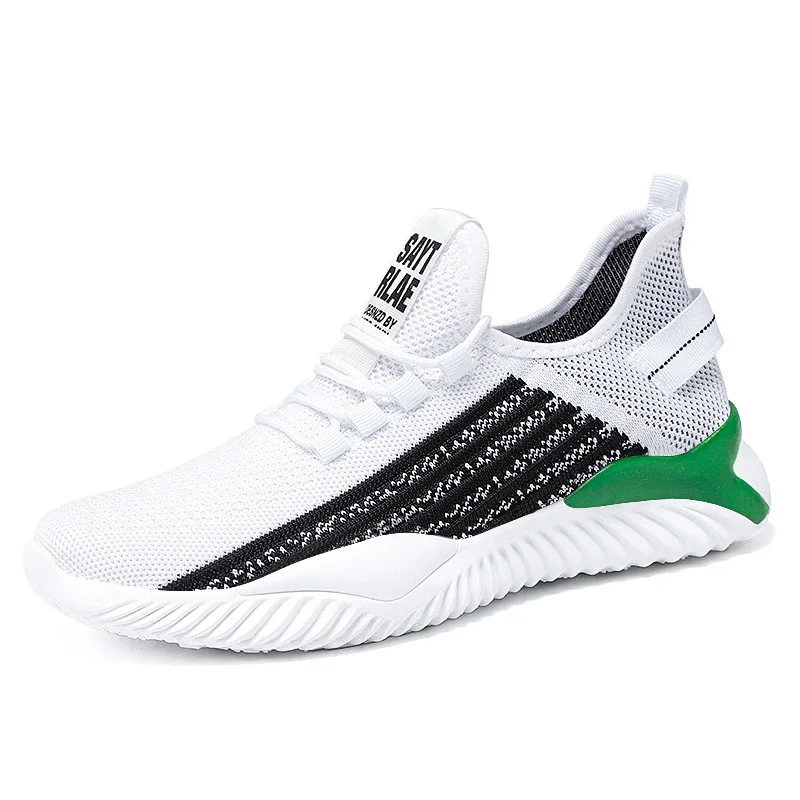 

Men's shoes new breathable Korean casual shoes trend lace up light running shoes woven sports shoes men's shoes