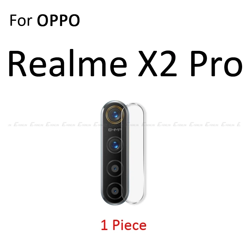 For Realme X2 Pro Прозрачная задняя защитная пленка для объектива камеры OPPO Realme 1 2 3i 3 5S 5 Pro C2 Q XT X2 X Lite из закаленного стекла - Цвет: For Realme X2 Pro
