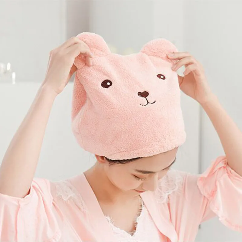 Экономичная дышащая Шапка тюрбан из микрофибры для быстрой сушки волос ванны и