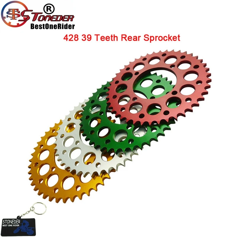Задняя звездочка для алюминиевой заготовки STONEDER 428 39 зубьев 76 мм 50 190cc WPB Orion M2R DHZ SSR