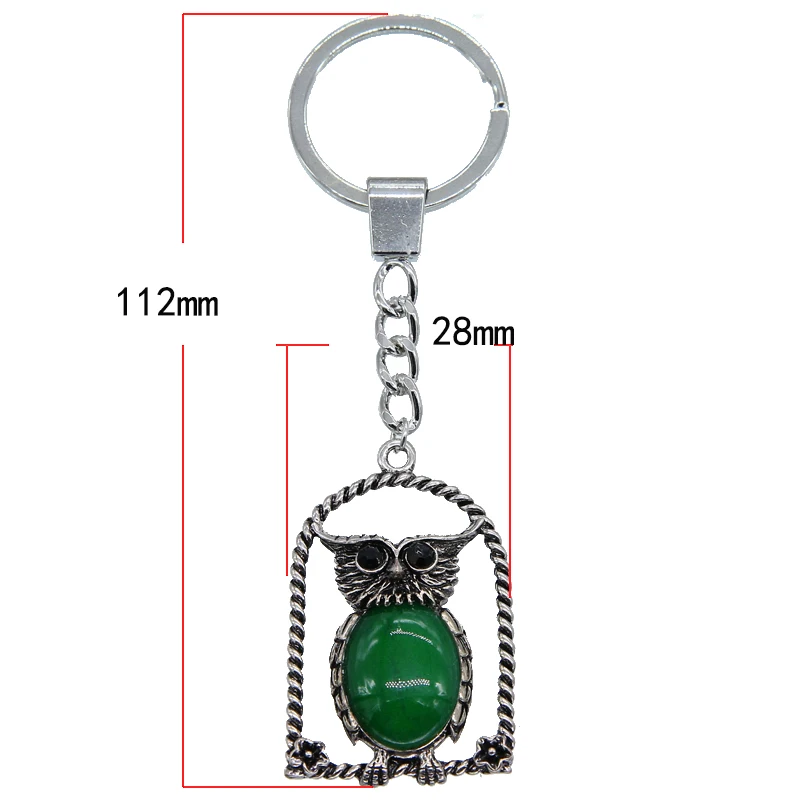 1 шт. новый милый брелок с зеленой совой маленькие ювелирные изделия