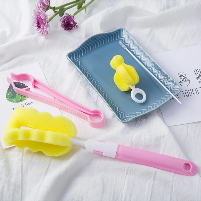 WOWSHINE 4 шт набор щеток для чистки многофункциональный чашки бутылочки кормления