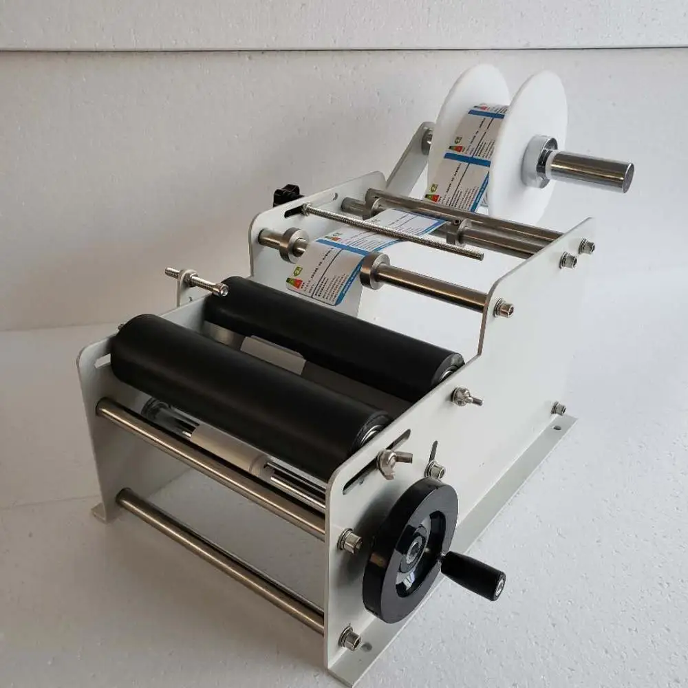

semi automatic labeling machine for round bottle labeling machine