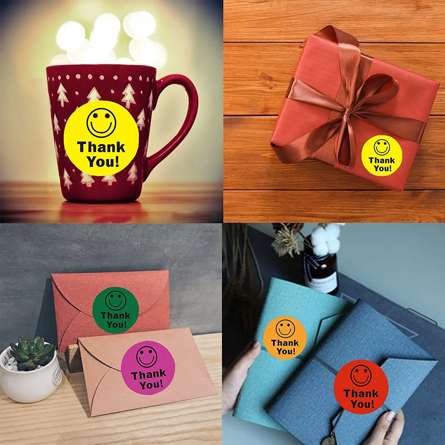 2500 шт. наклейки на лицо со смайликом s счастливое наклейка в рулоне круглые точки