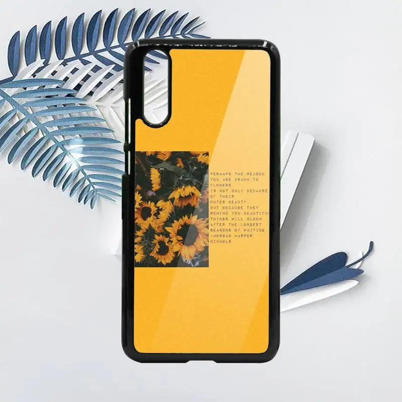 

sunflower sunset flower Phone Case PC For Samsung galaxy S note 8 9 20 10 e lite2019 plus pro ultra