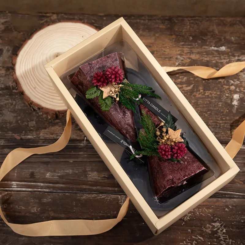 

Christmas Tree Candle A Beautiful Pairing Of Bergamot & Jasmine | Relaxing Aromatherapy Candle 2 Pcs/pack#8