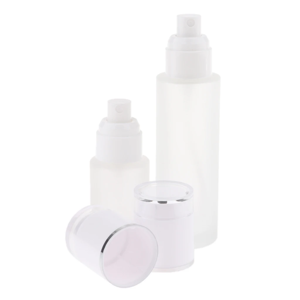 

2 Pcs 30/80ml Empty Spray Bottle Travel Cosmetic Atomizer Bottles Dispenser