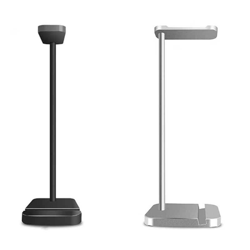 

T5EE Aluminum Alloy Headphone Stand Durable Anti Deform Gaming Headset Holder Desktop Headrest Earphone Bracket Heavy Duty