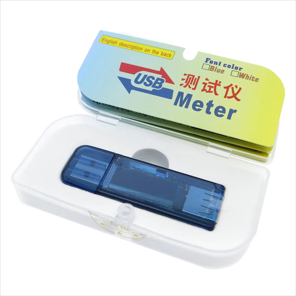 4 бит OLED USB2.0 Вольтметр Амперметр Мощность Ёмкость тестер Мобильный детектор
