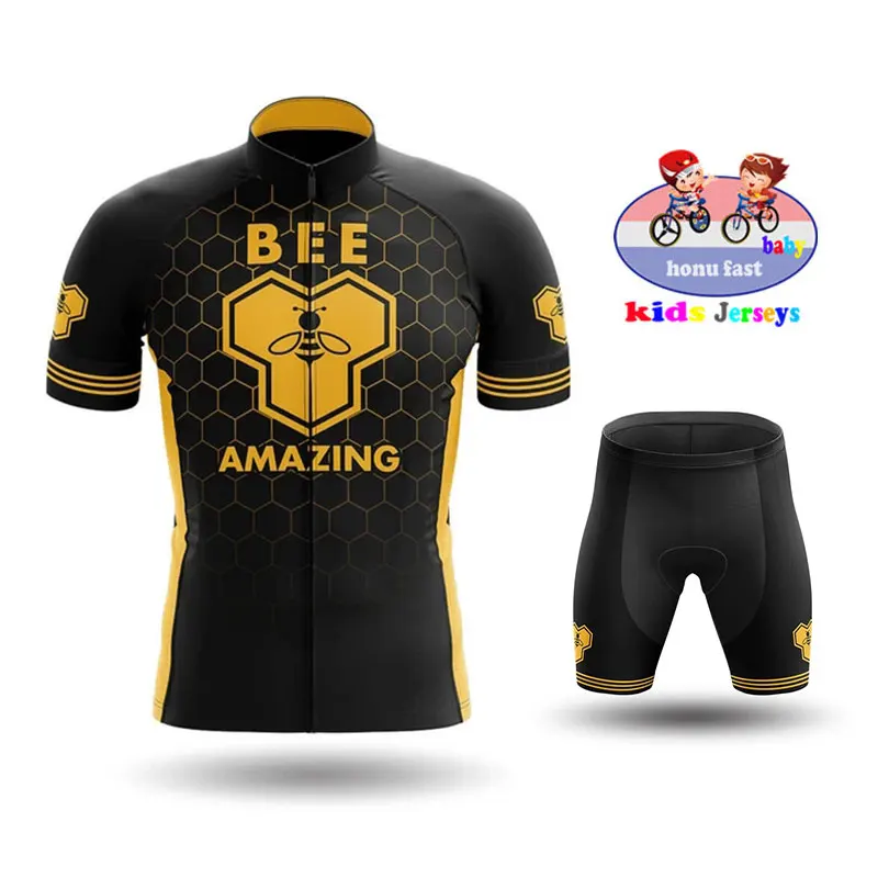 Дышащий Быстросохнущий Детский комплект из Джерси для велоспорта новинка 2020