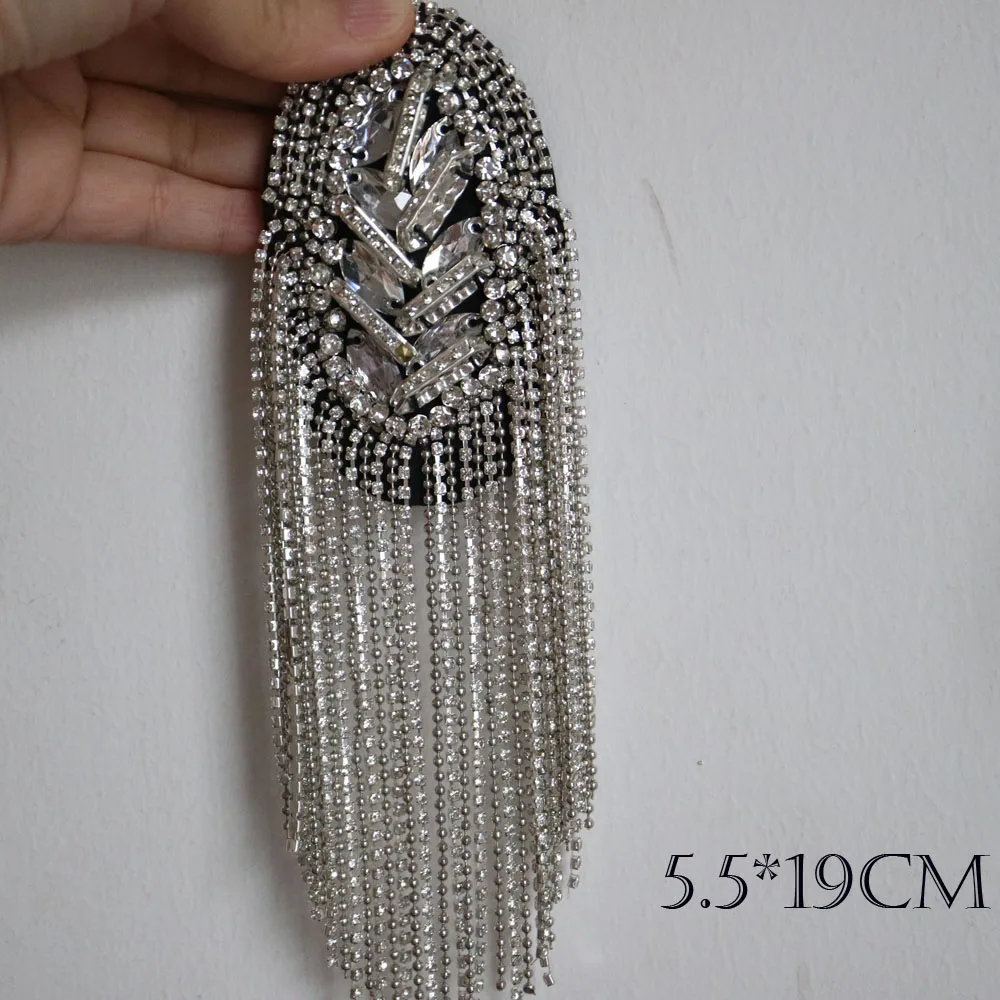 2 шт./компл. Роскошная кисточка эполета из бисера для одежды в стиле панк пальто