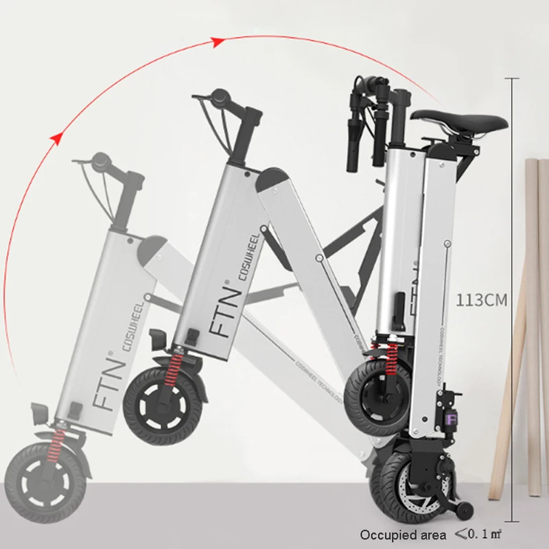 Складной электрический мини-велосипед городской велосипед ульсветильник