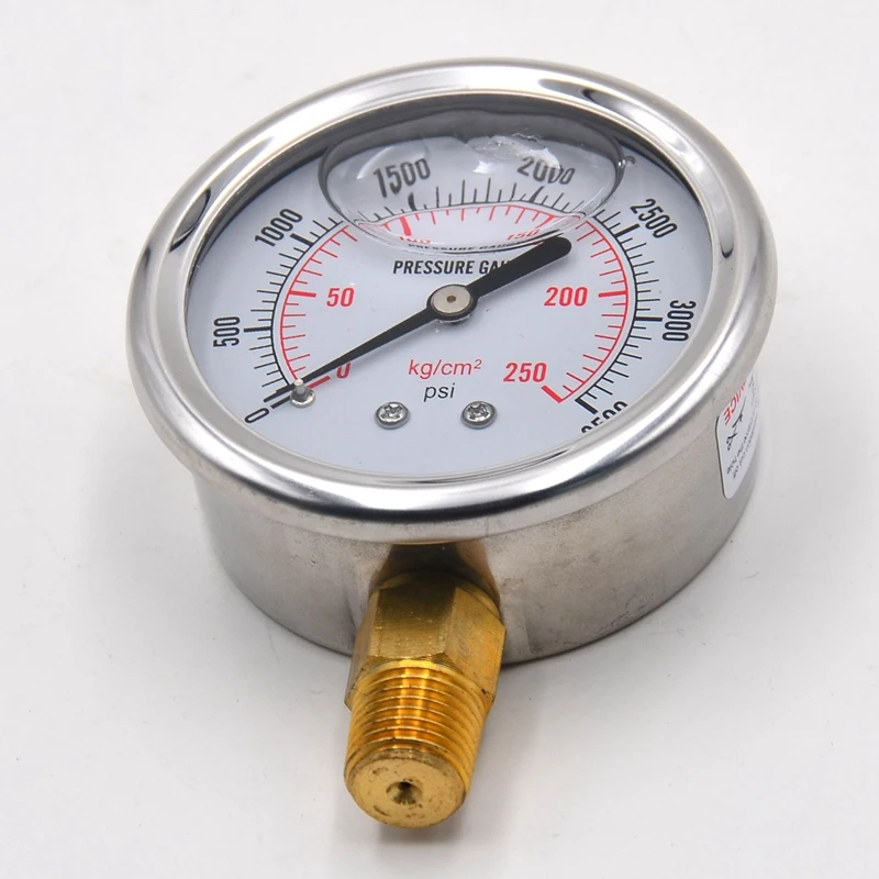 1/4 NPT Автомобильный манометр для масла модель модели 0-3500 PSI | Автомобили и