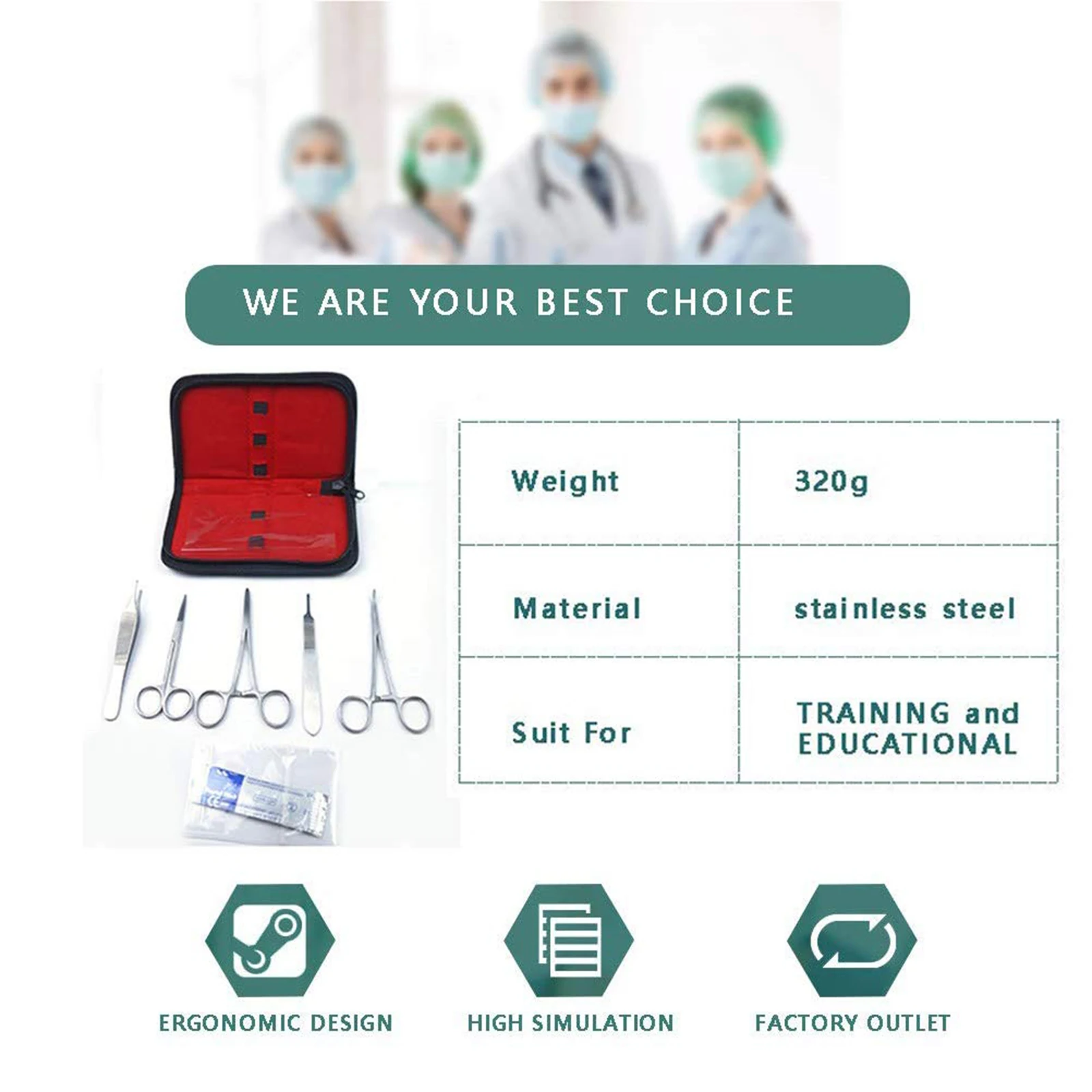 

All-Inclusive Suture Kit for Developing and Refining Suturing Techniques HEE889