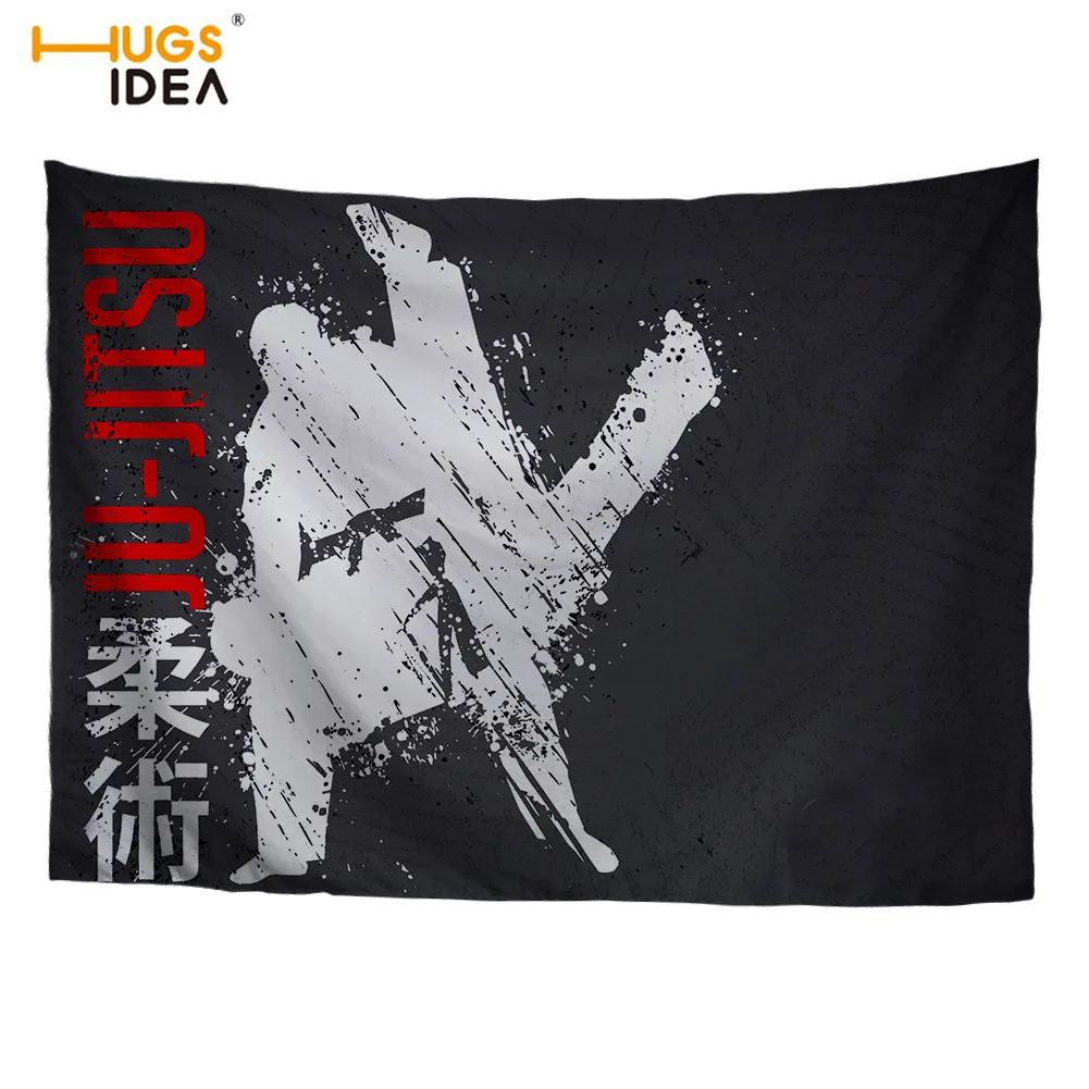 

HUGSIDEA боевые искусства дзюдо настенная ткань крутой Карате/тхэквондо гобелен дом/гостиная настенная ткань покрывало пиническое одеяло