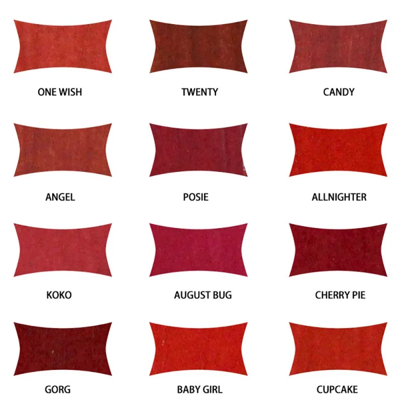 

12pcs/set Lipstick Women Long Lasting Non-stick Moisturizing Bright Fruit Taste Cosmetics Lip Gloss Maquiagem Maquillaje