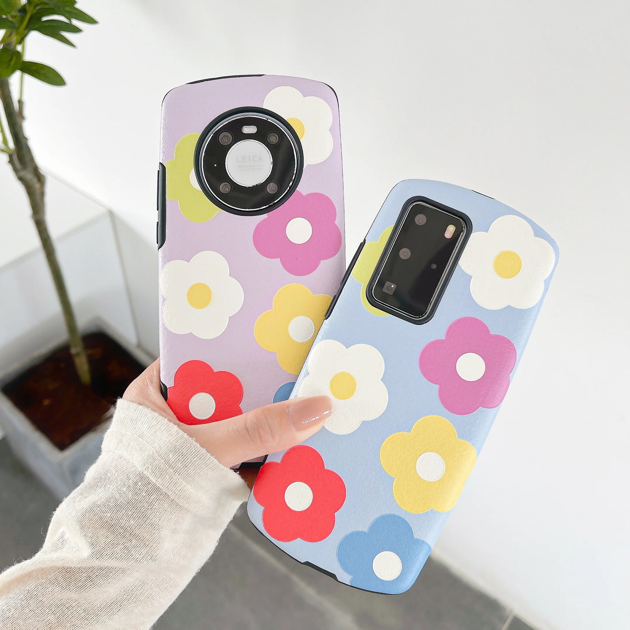 

For Huawei P20 P30 P40 Pro Mate 30/30e/40/40e Pro Nova 7 8 Pro Girls Cute Pattern Case PU Leather Phone Case Cover