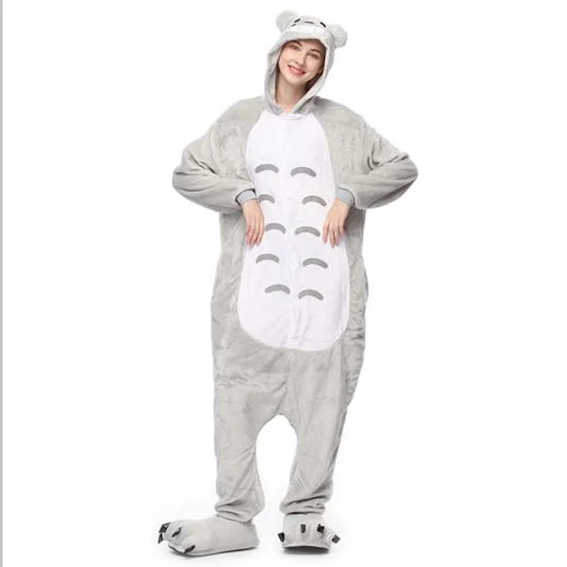 Зимняя домашняя одежда для сна взрослых унисекс милые цельные толстые