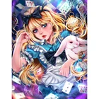 Новый DIY 5D Алиса в стране чудес полная Алмазная Краски ing наборы вышивки крестиком искусство Высокое качество Мультфильм 3D Краски бриллиантами подарок BY827