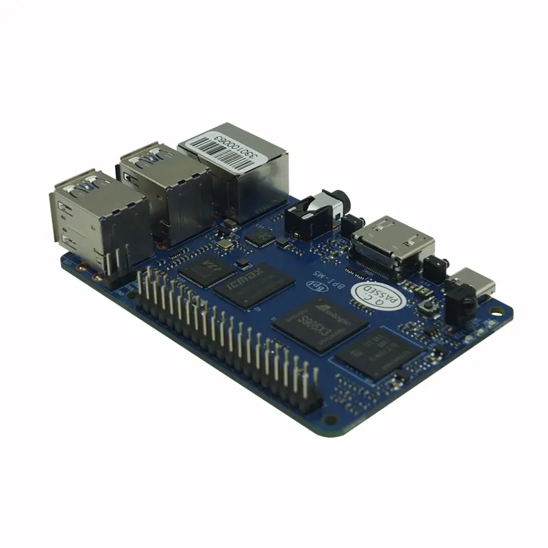 Banana PI BPI M5 4 Гб LPDDR4 нового поколения одноплатный компьютер Amlogic S905X3 дизайн с
