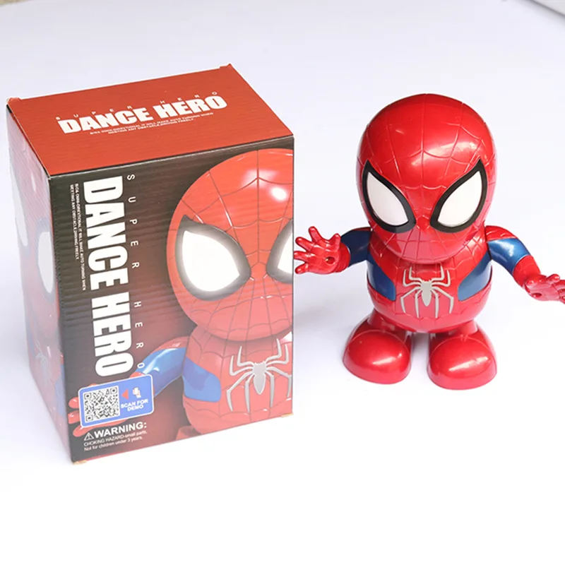 Lanpulux Железный Человек Робот Детская лампа Marvel светодиодный светильник s музыка танец детский ночной Светильник s креативный светильник