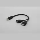Кабель-удлинитель USB (штекер)USB (разъем), для передачи данных, зарядки, жесткого диска, подключения сетевой карты