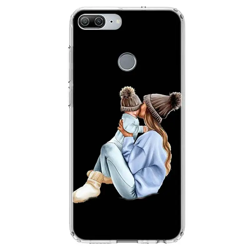 Mom and Baby Dad Cover Phone Case for Huawei Y5 Y6 Y7 Y9 2019 Honor 8A 8S 8X 7A 7X 9 10 20 Lite Pro 10i20i V30 Coque Shell | Мобильные