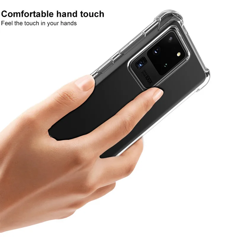 Air Cushion Shockproof Case on for Samsung Galaxy S20 Ultra S10 S9 S8 J4 J6 J8 A6 A8 Plus 2018 S10e 5G S7 Edge Bumper Back Cover | Мобильные
