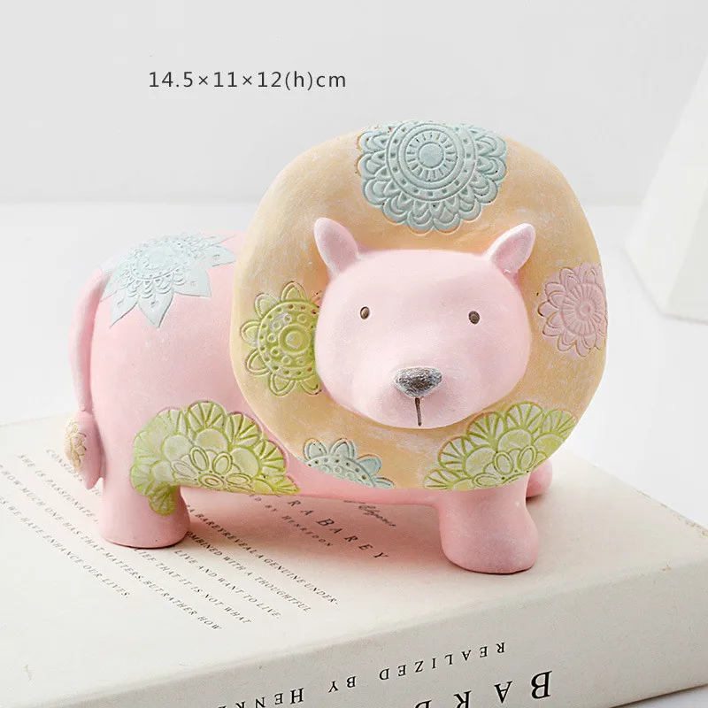 Статуэтка жирафа статуи животных из смолы домашний декор кавайные