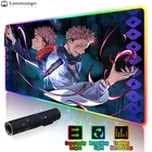 Большой игровой коврик для мыши с аниме, размер XL 900x400