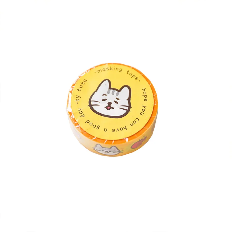 

Kawaii Cat Animal Masking Washi Tape DIY Decorative Adhesive Tape For Diary Scrapbooking Decoration Office School Supplies