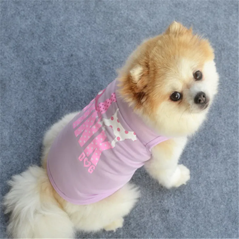 

Small Dog Clothes Summer Kong Dog Vest Clothing for Cats Puppy Summer Clothes Cute Yorkshire Terrier Chihuahua Vest Dog Supplies