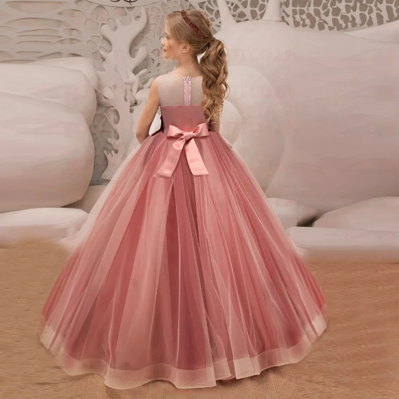 Платье принцессы для девочек кружевное платье вечерние платья дня рождения